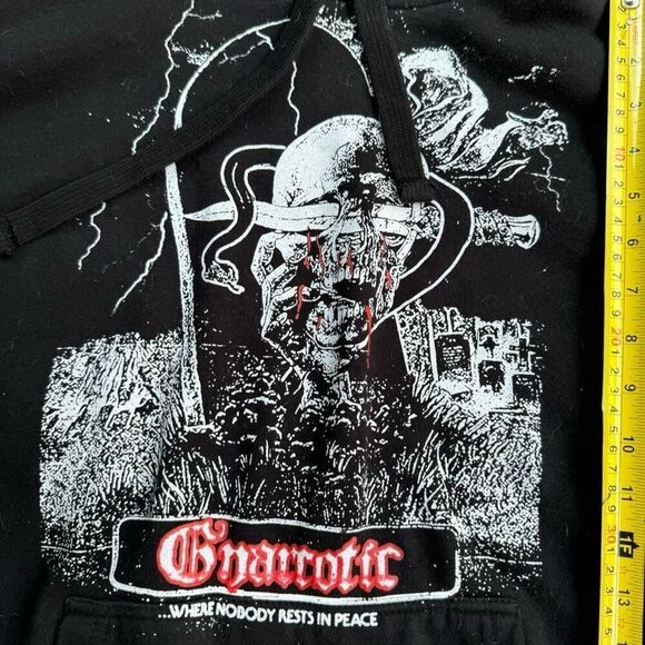 RARE Gnarcotic Street Addict Graphic Hoodie - Picture 2 of 4